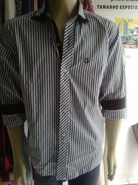 Camisa social manga longa da May Cris